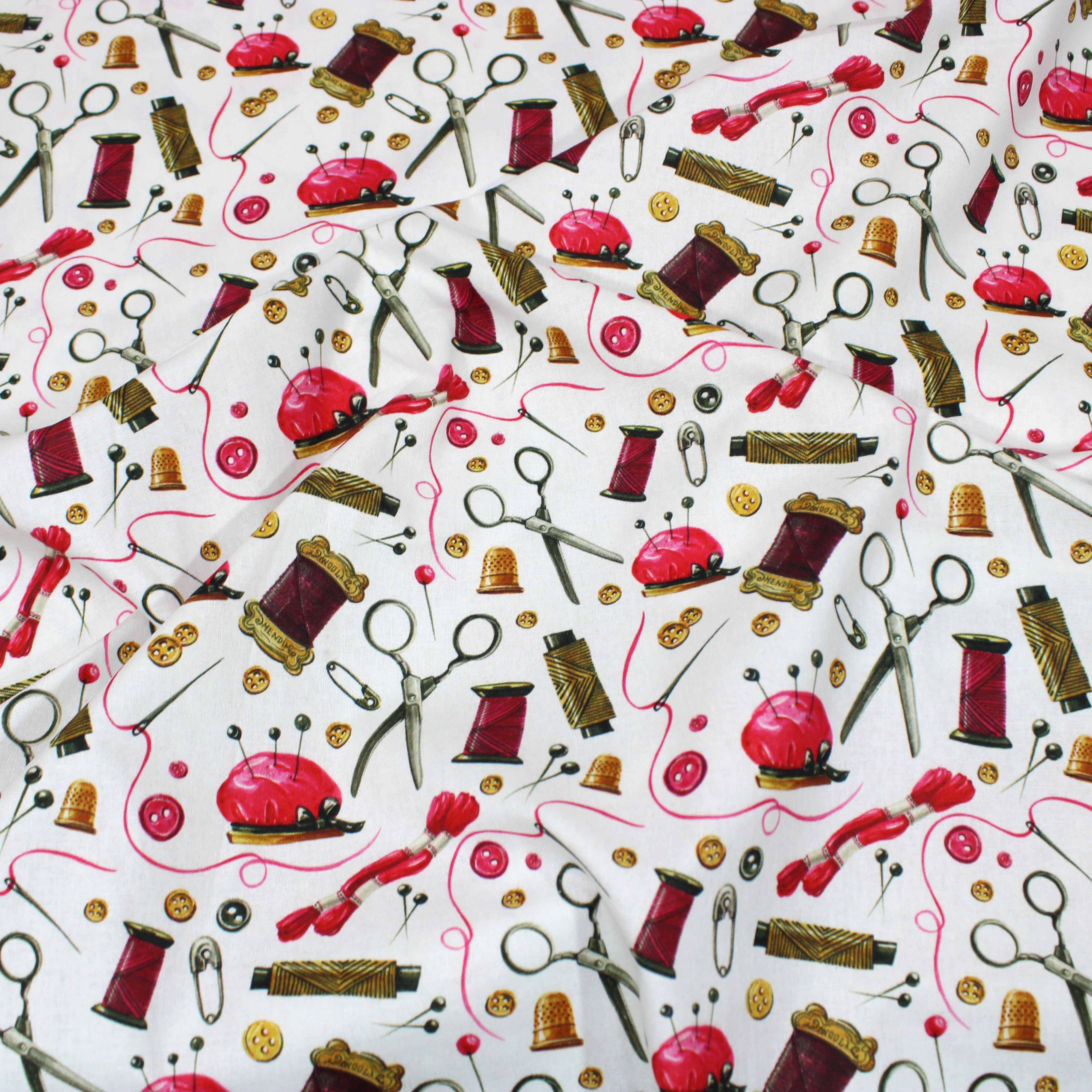 Digitally Printed 100% Cotton- 45" Wide (Vibrant Sewing) (Per Metre)
