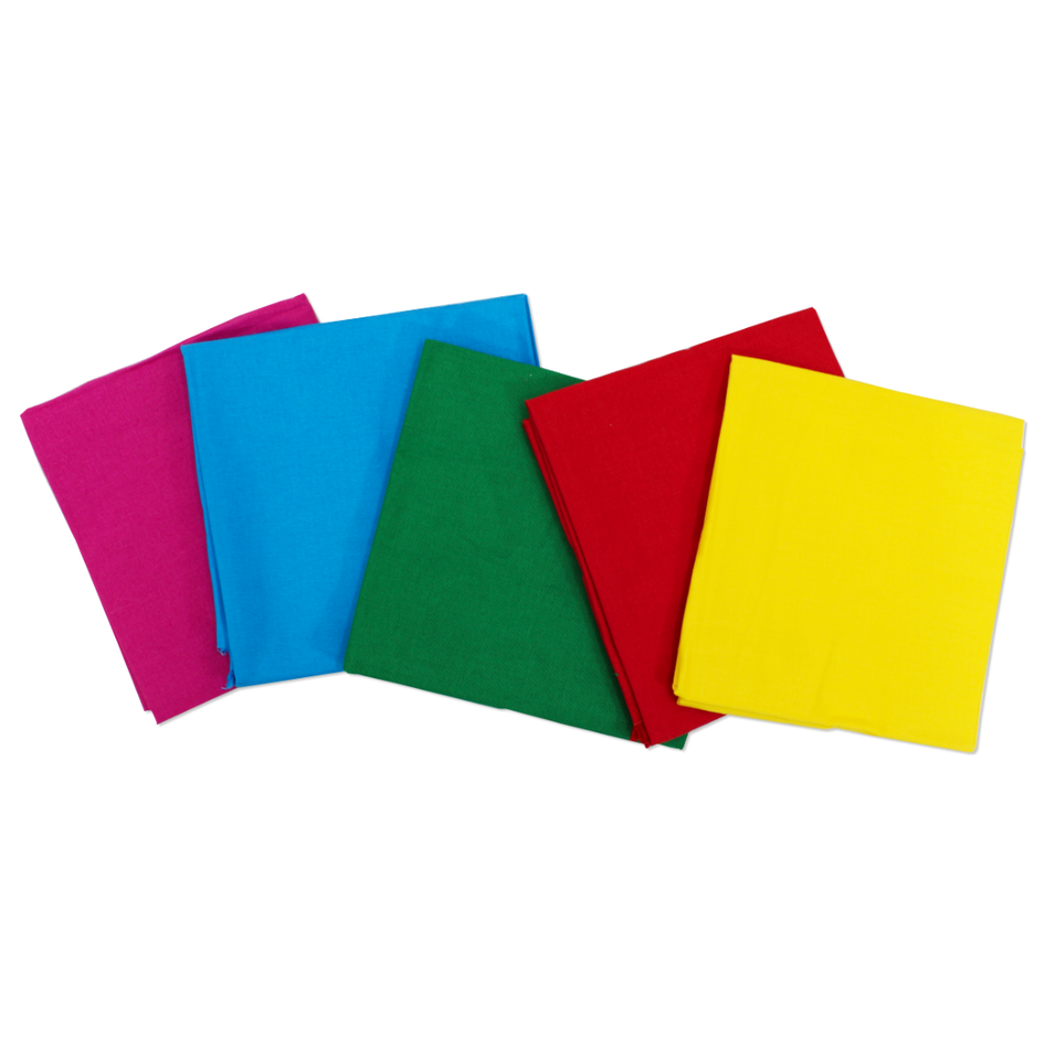 5 Piece Exclusive Fat Quarter 100% Cotton Palette - Tropical