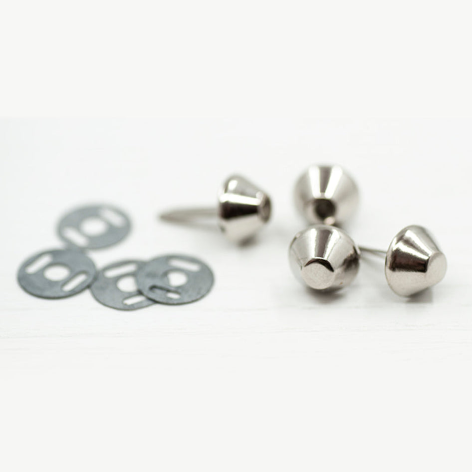 12mm Metal Feet For Bags- Complete Pack Of 4