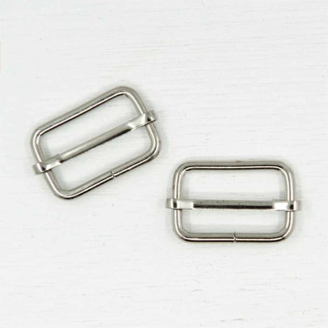 25mm Metal Strap Slider For Bags- 4 Colours- Pack Of 2